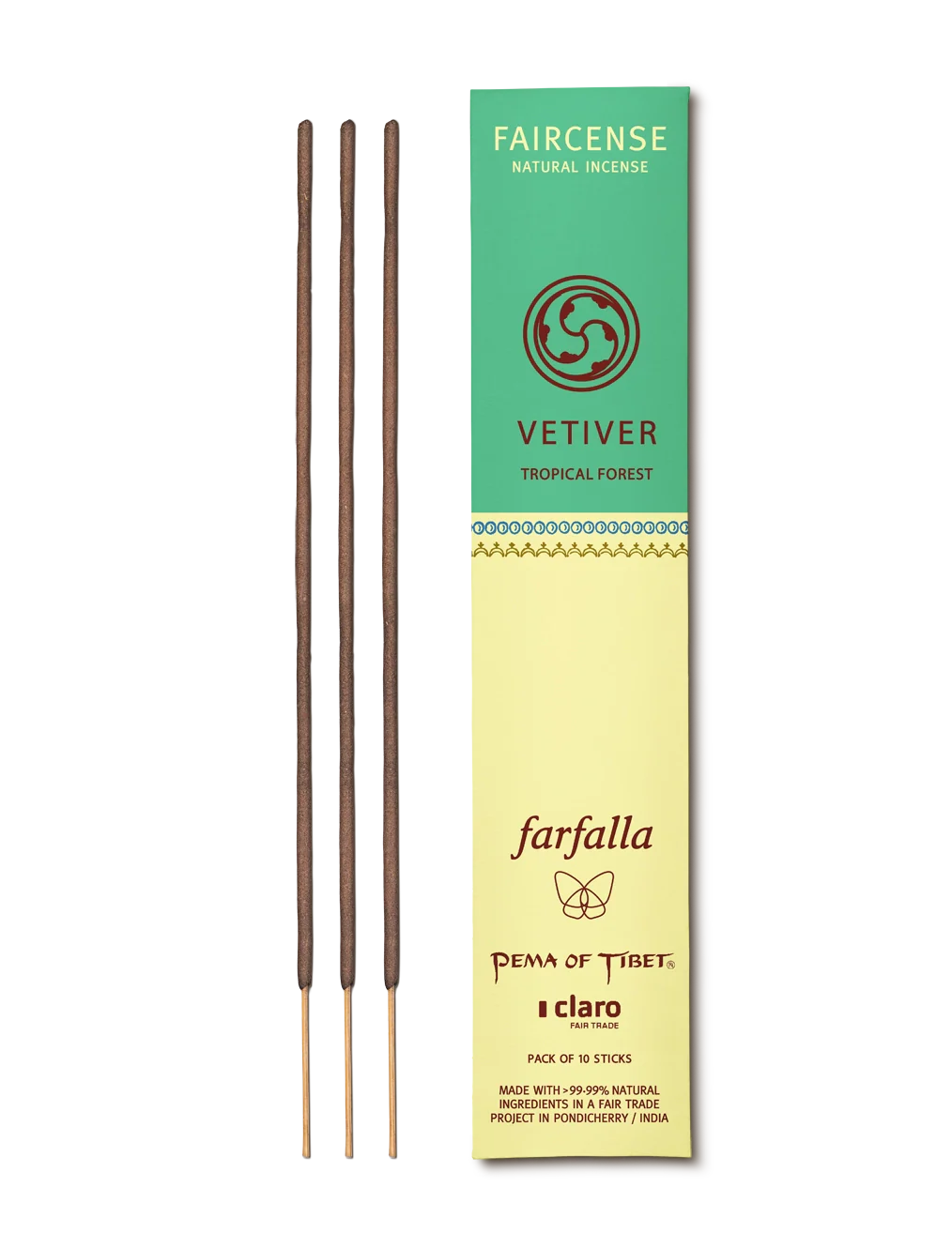 Räucherstäbchen Vetiver / Tropical Forest Faircense